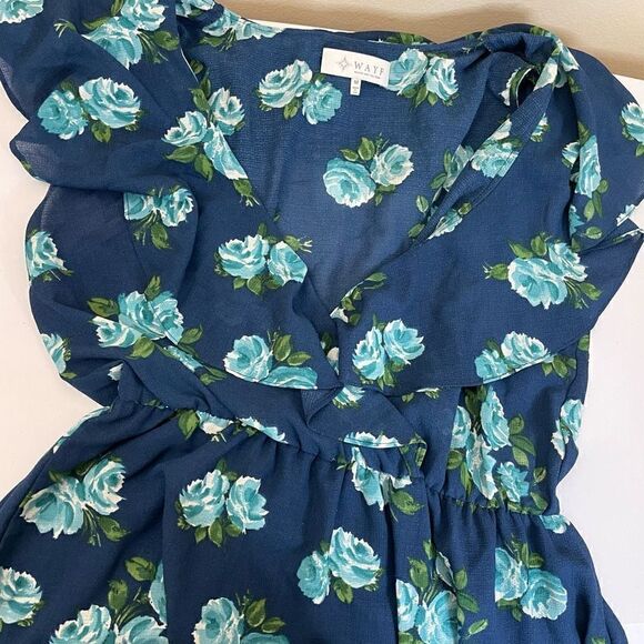 Wayf|Midi|Ruffle|Floral print| Lightweight| V-neck  - Picture 9 of 10